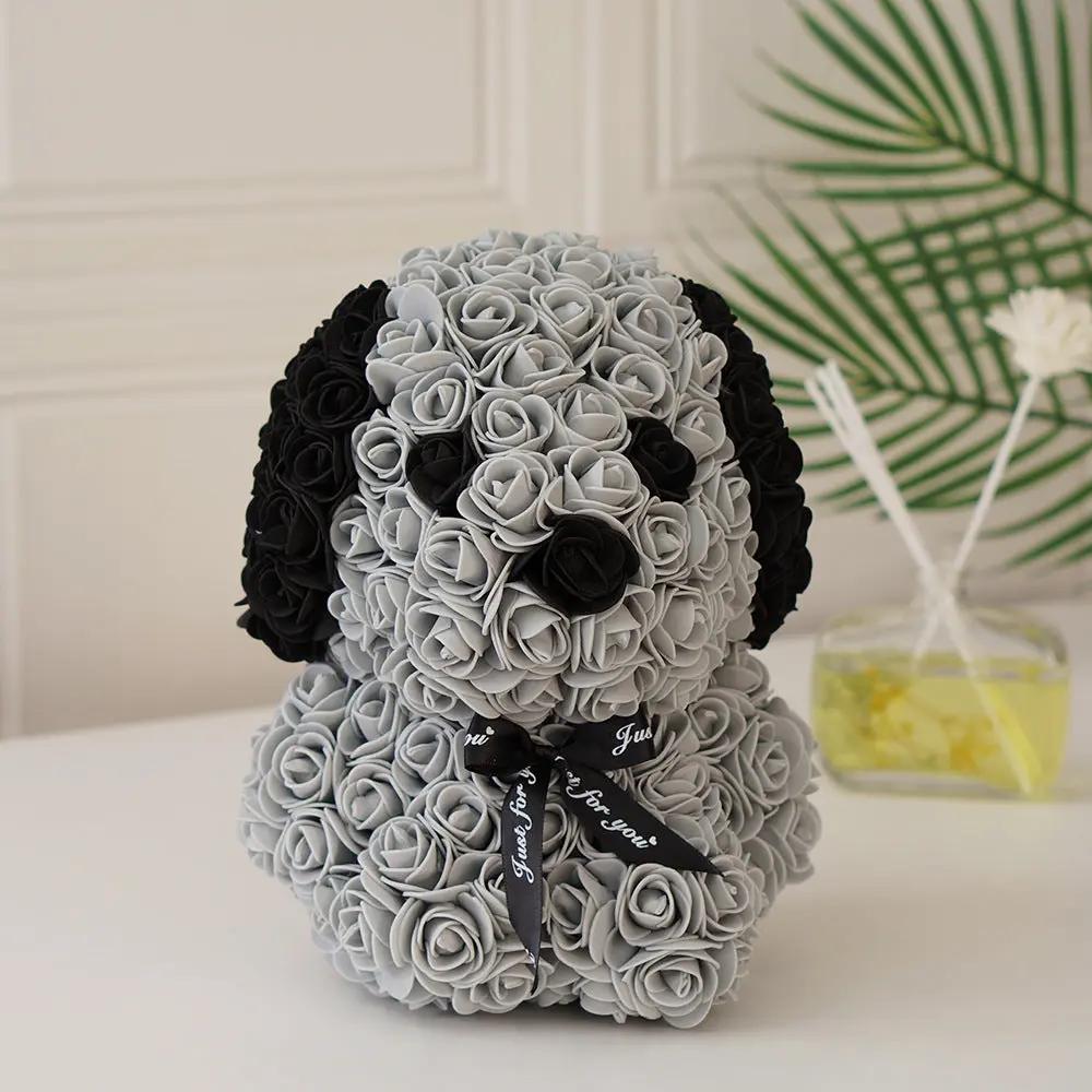 (*Autumn Sale*) Luxury Rose Dog 25cm