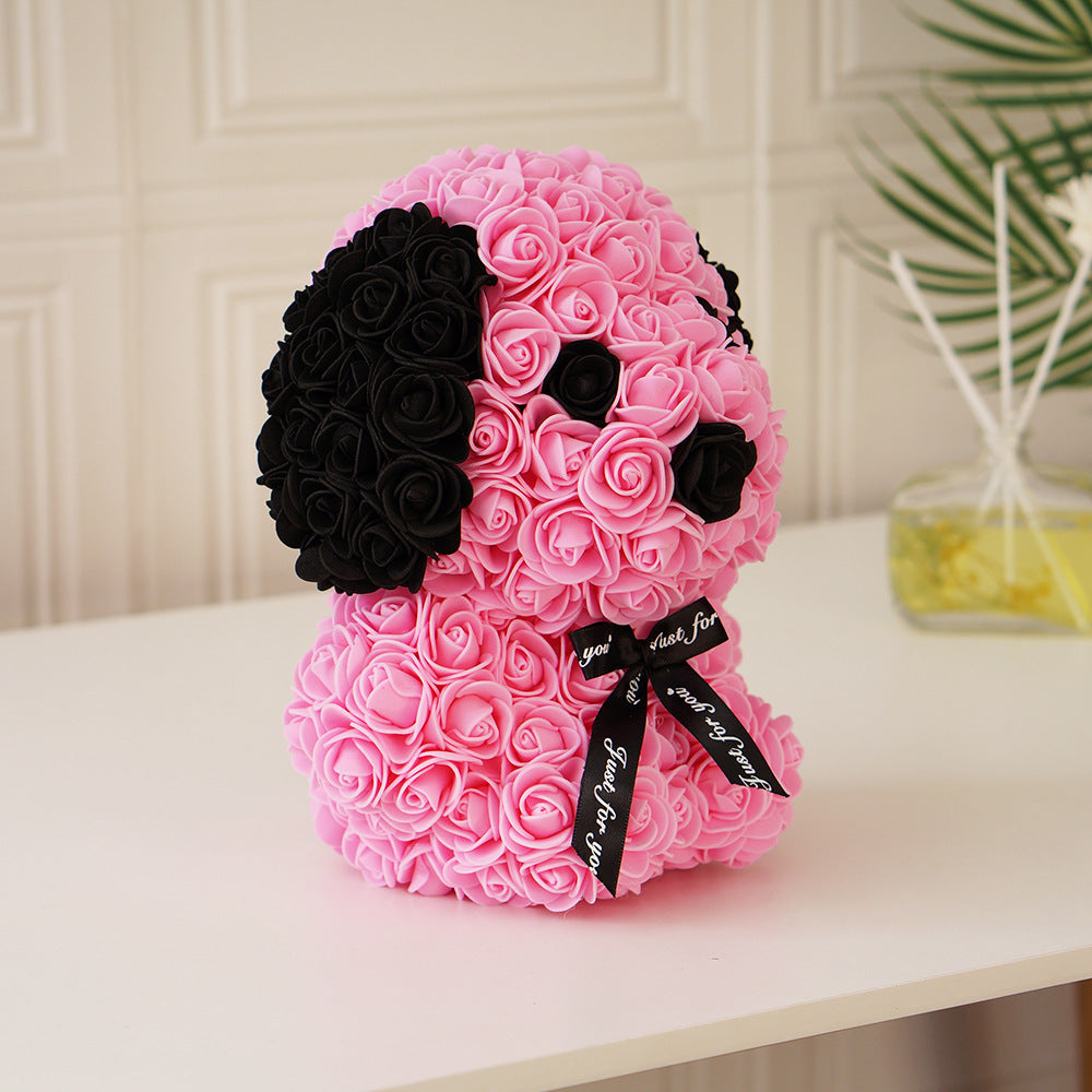 (*Autumn Sale*) Luxury Rose Dog 25cm