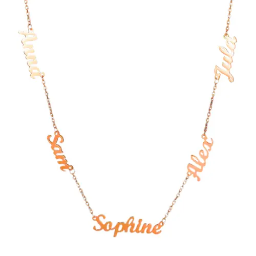 (*Autumn Sale*) Multiple Name Necklace