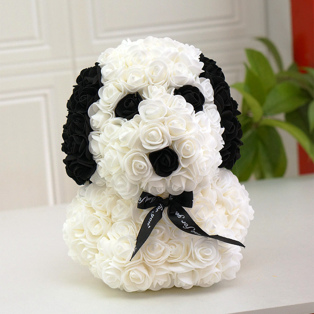 (*Autumn Sale*) Luxury Rose Dog 25cm