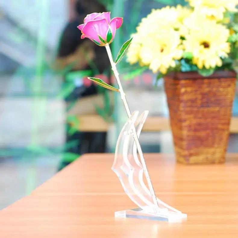 Acrylic Stand For 24K Gold Rose