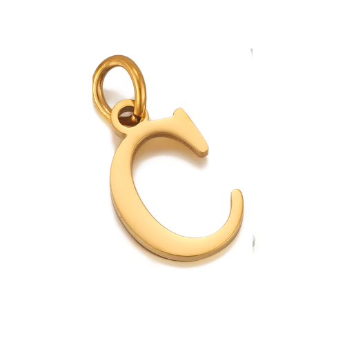 Initial pendant (Gold)