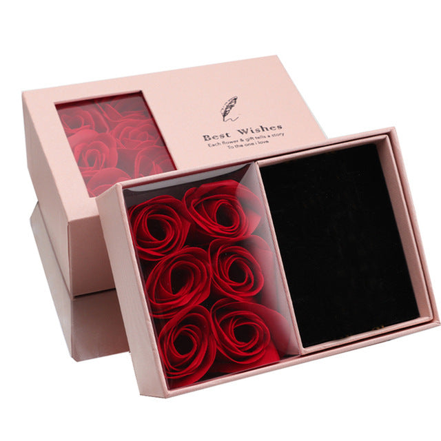 (*Autumn Sale*) Engraved Couples Bracelet Set W/ Eternal Rose Gift Box