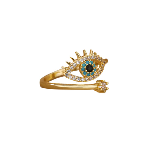 (*Autumn Sale*) Luxury Evil Eye Ring