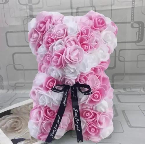 (*Autumn Sale*) Luxury Rose Bear With Gift Box 20cm