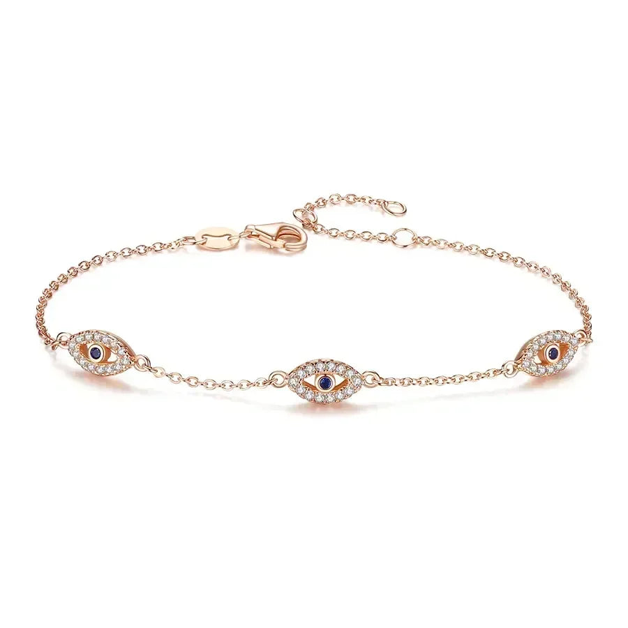 Deluxe Evil Eye Charm Bracelet