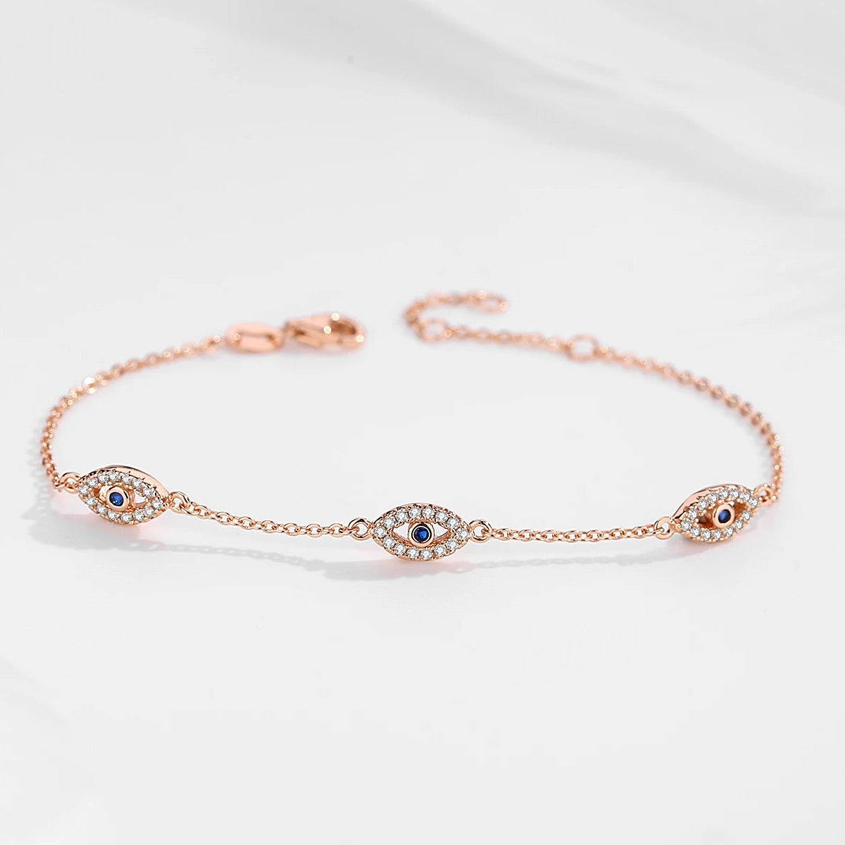 Deluxe Evil Eye Charm Bracelet