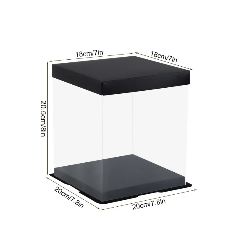 Transparent Gift Boxes With Ribbon