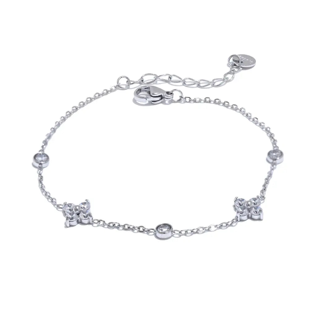 (*Autumn Sale*) Eternal Flower Bezel Bracelet