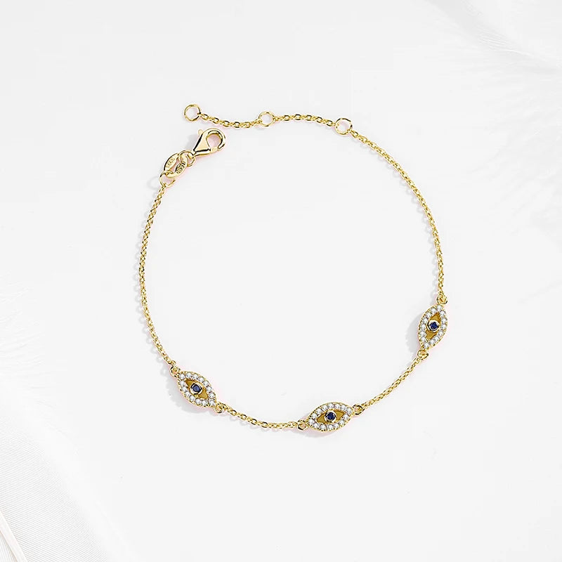 Deluxe Evil Eye Charm Bracelet