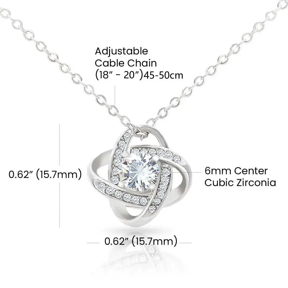 To My Mom "Forever In My Heart" Necklace