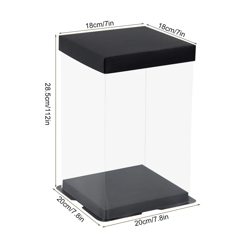 Transparent Gift Boxes With Ribbon