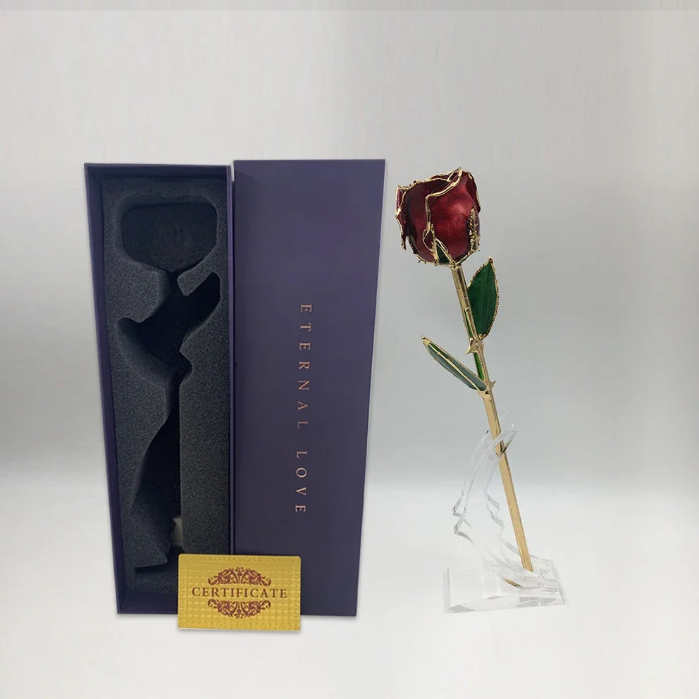 (*Spring Sale*) 24K Gold Dipped Tulip W/ Gift Box
