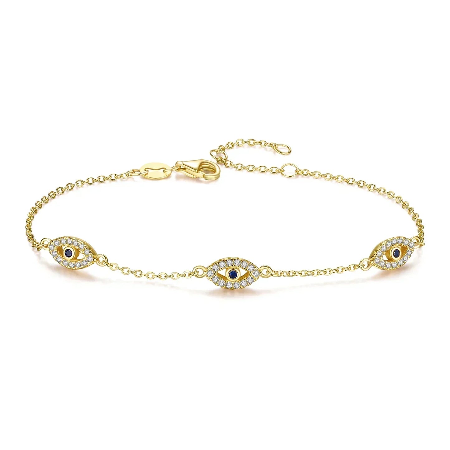 Deluxe Evil Eye Charm Bracelet