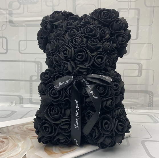 (*Autumn Sale*) Luxury Rose Bear With Gift Box 20cm