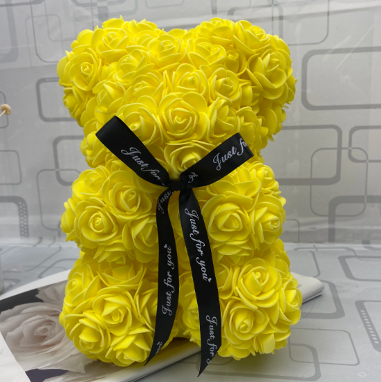 (*Autumn Sale*) Luxury Rose Bear With Gift Box 20cm