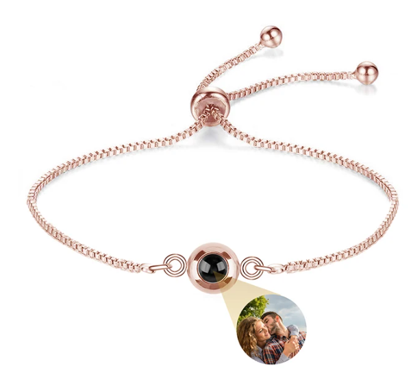 (*Mother's Day Sale*) Personalized Custom Photo Projection Bracelet