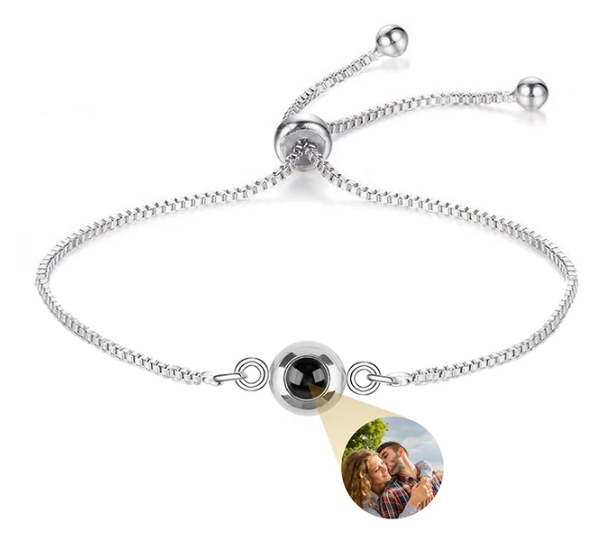 (*Mother's Day Sale*) Personalized Custom Photo Projection Bracelet