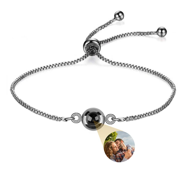 (*Mother's Day Sale*) Personalized Custom Photo Projection Bracelet