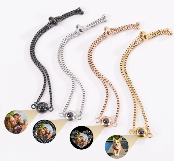 (*Autumn Sale*) Personalized Custom Photo Projection Bracelet