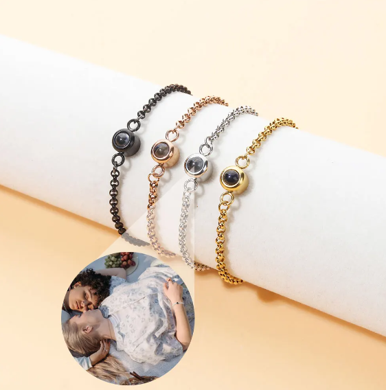 (*Autumn Sale*) Personalized Custom Photo Projection Bracelet