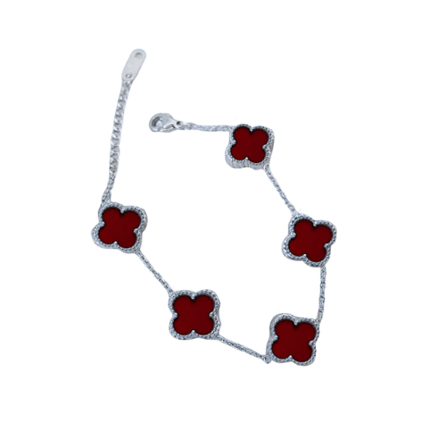 (*Autumn Sale*) Mother Of Pearl Clover Bracelet