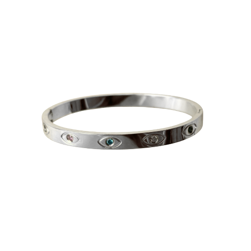(*Autumn Sale*) Luxury Evil Eye Bangle
