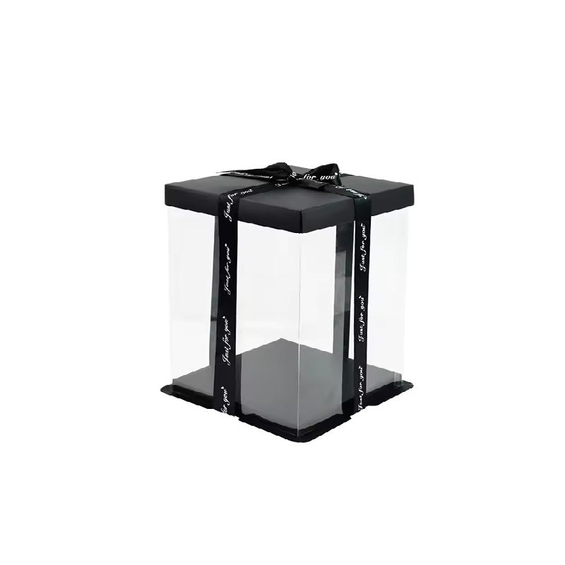 Transparent Gift Boxes With Ribbon