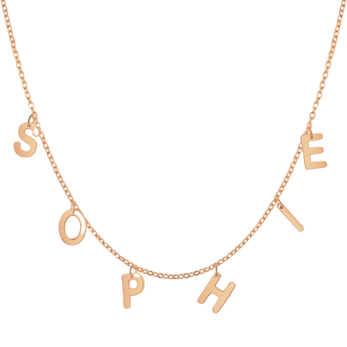 (*Spring Sale*) Classic Suspended Custom Initial Name Necklace