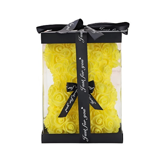 (*Autumn Sale*) Luxury Rose Bear With Gift Box 20cm