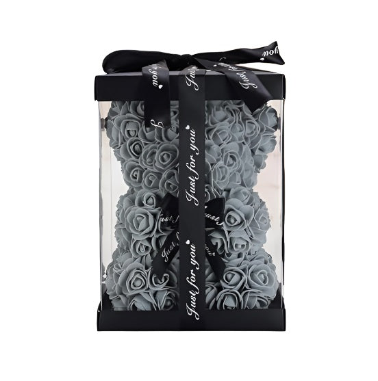 (*Autumn Sale*) Luxury Rose Bear With Gift Box 20cm