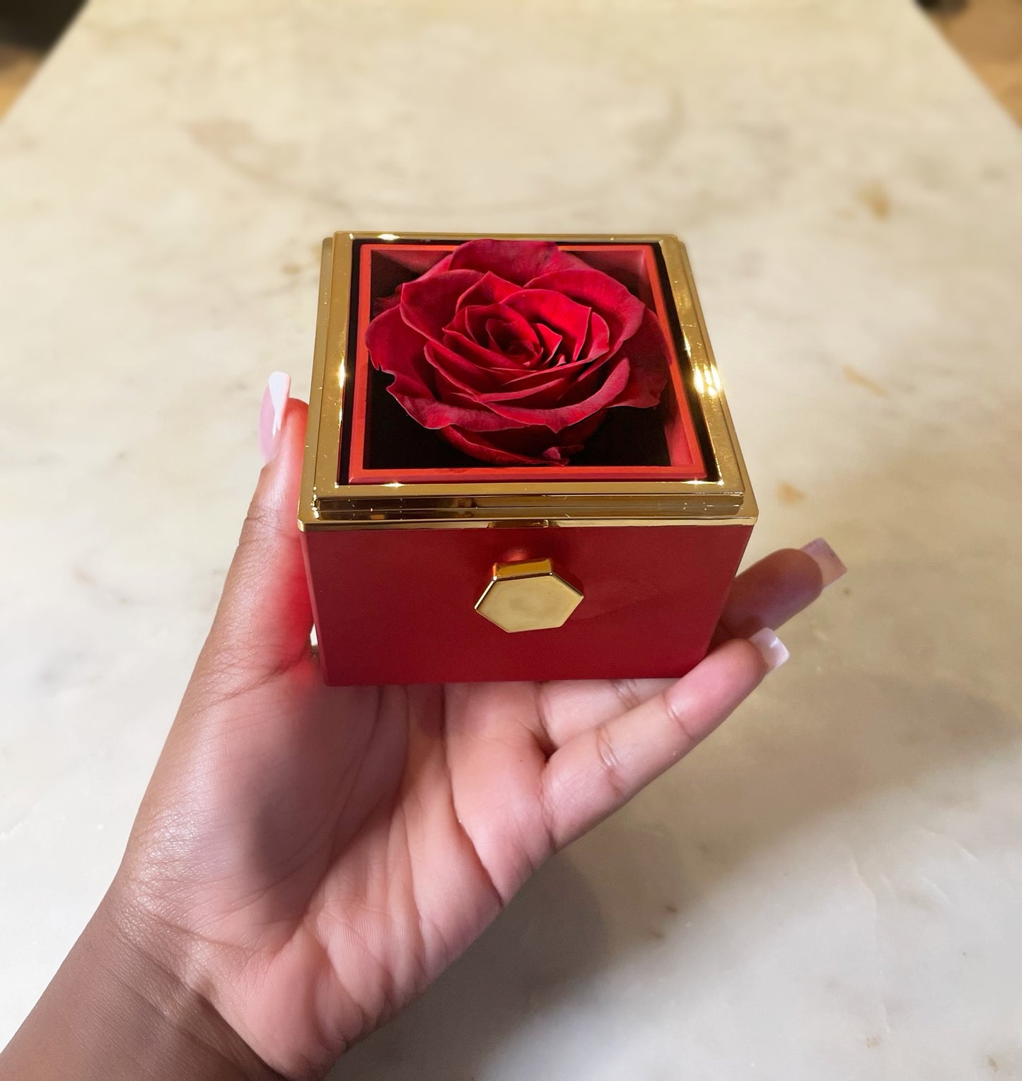 (*Autumn Sale*) Eternal Rose Box Set W/ Engraved Necklace & Eternal Rose