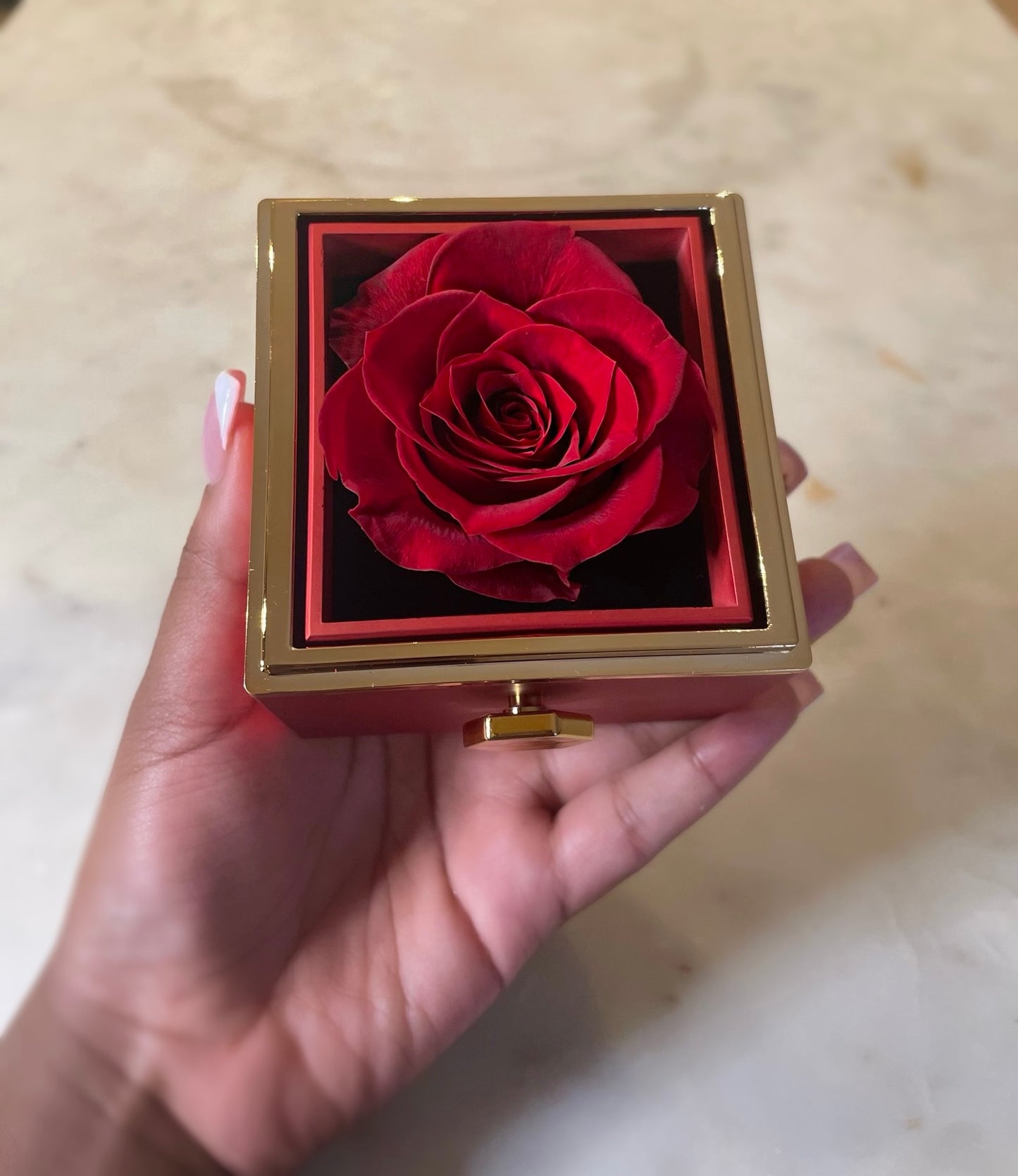 (*Autumn Sale*) Eternal Rose Box Set W/ Engraved Necklace & Eternal Rose