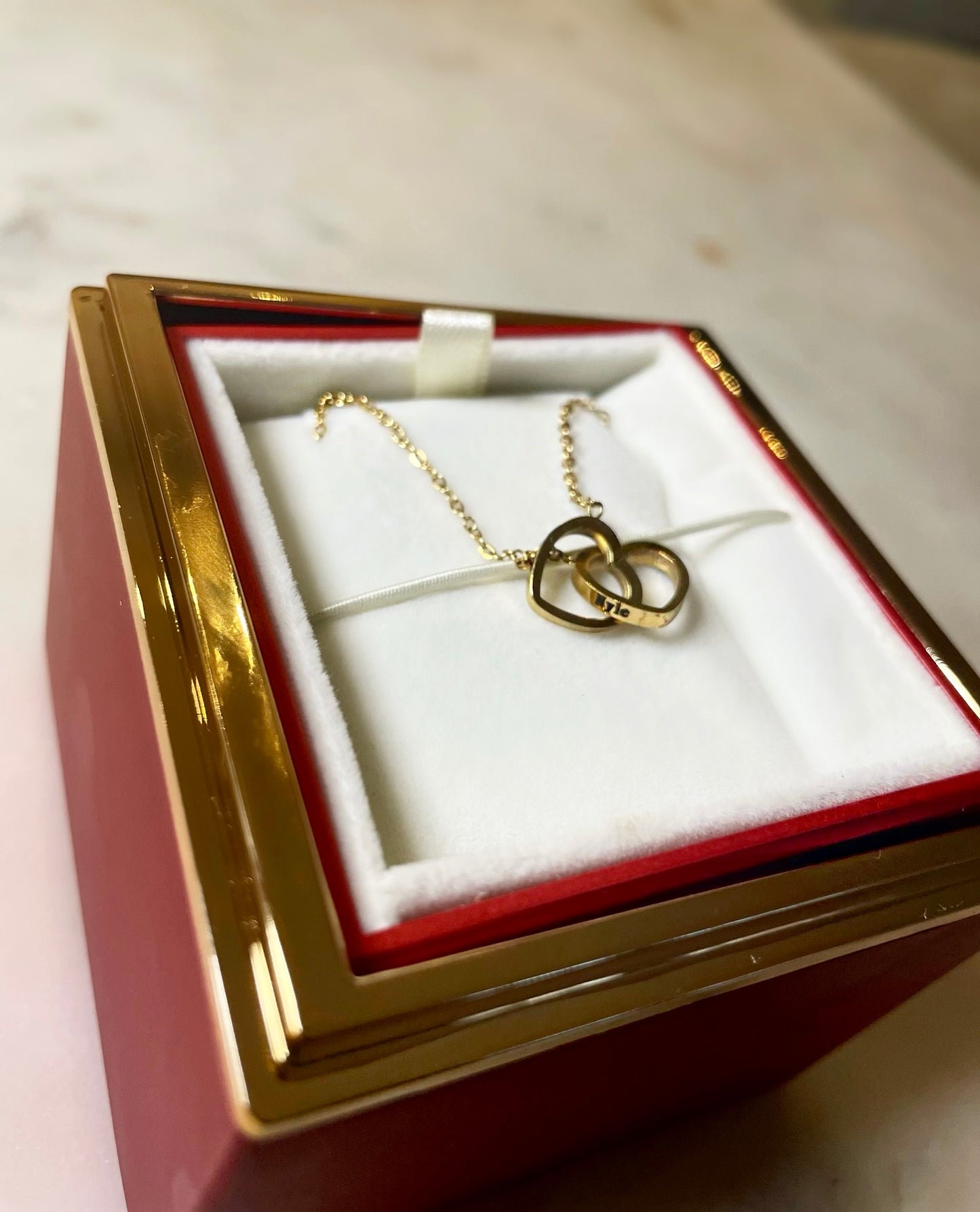 (*Autumn Sale*) Eternal Rose Box Set W/ Engraved Necklace & Eternal Rose