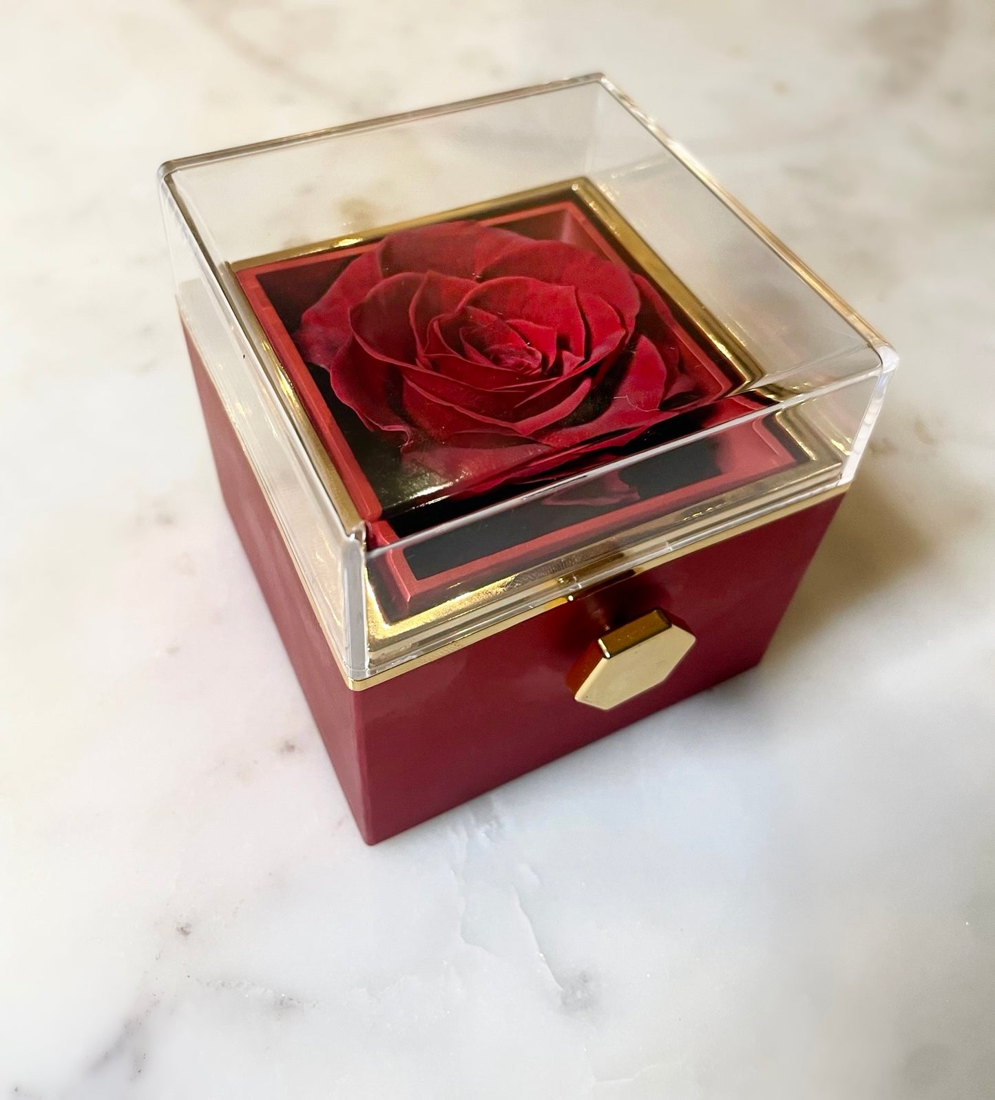 (*Autumn Sale*) Eternal Rose Box Set W/ Engraved Necklace & Eternal Rose