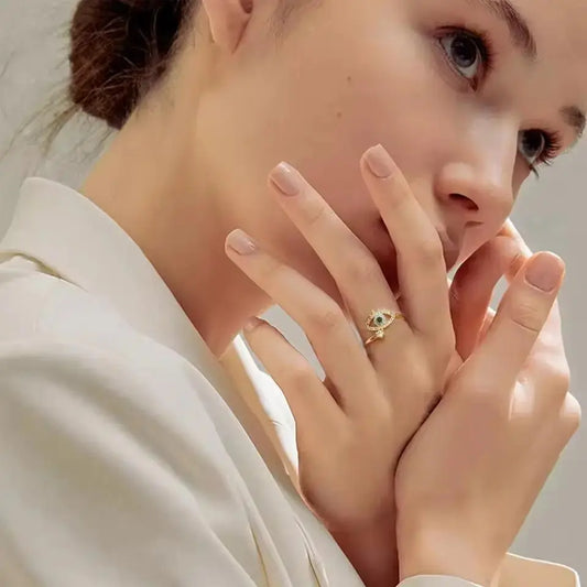 (*Autumn Sale*) Luxury Evil Eye Ring