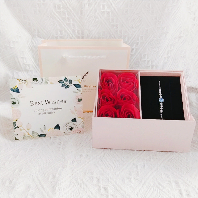 Jewellery Gift Box With Eternal Roses