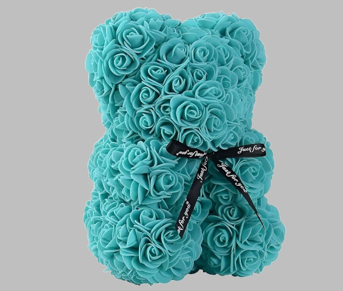 (*Autumn Sale*) Luxury Rose Bear With Gift Box 20cm