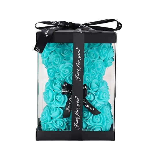 (*Autumn Sale*) Luxury Rose Bear With Gift Box 20cm