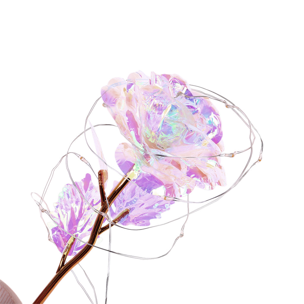 Exclusive Eternal Galaxy Rose LED Flower in Glass Dome