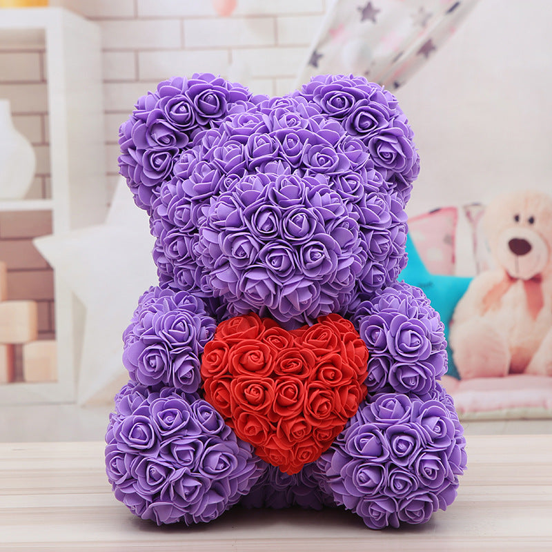 (*Autumn Sale*) Luxury Rose Bear With Heart 40cm
