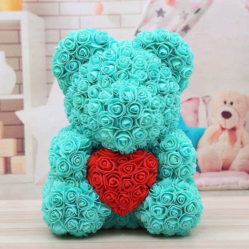 (*Autumn Sale*) Luxury Rose Bear With Heart 40cm