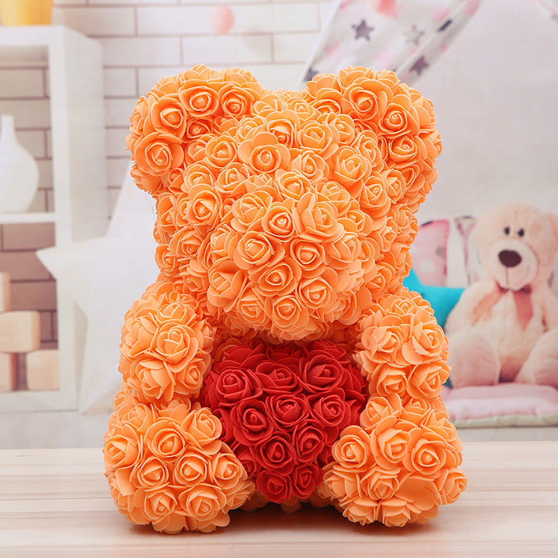 (*Autumn Sale*) Luxury Rose Bear With Heart 40cm