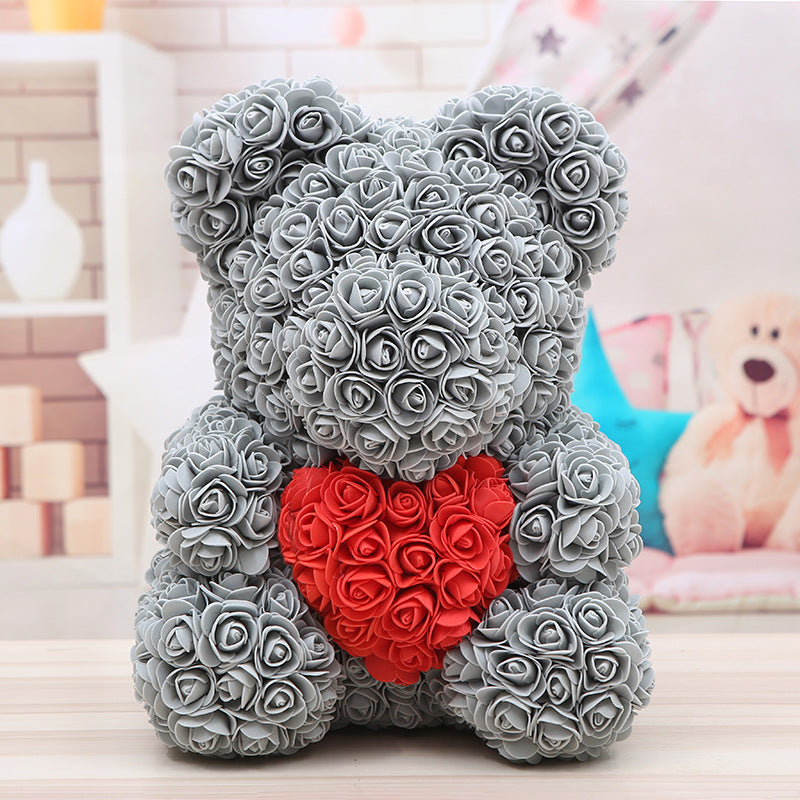 (*Autumn Sale*) Luxury Rose Bear With Heart 40cm