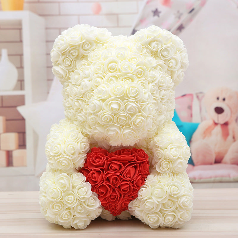 (*Autumn Sale*) Luxury Rose Bear With Heart 40cm