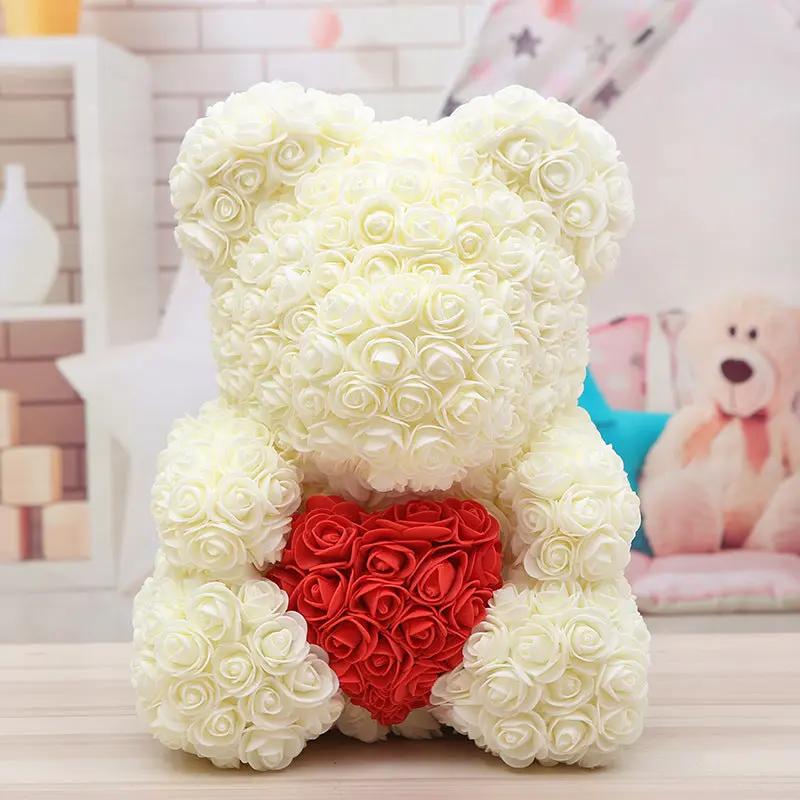 (*Autumn Sale*) Luxury Rose Bear With Heart 40cm