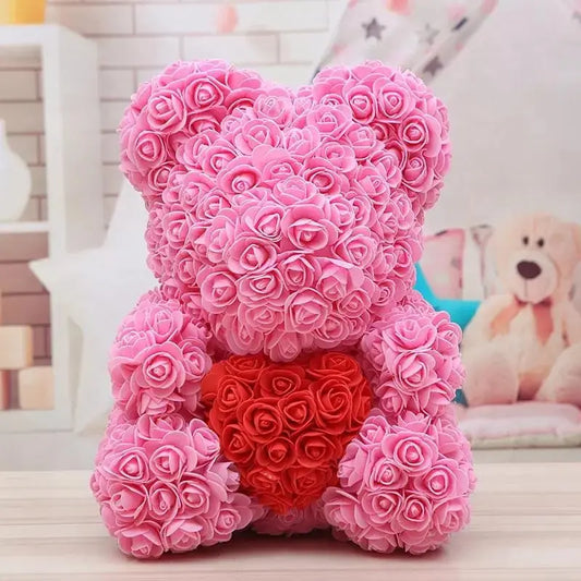 (*Autumn Sale*) Luxury Rose Bear With Heart 40cm