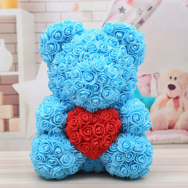 (*Autumn Sale*) Luxury Rose Bear With Heart 40cm