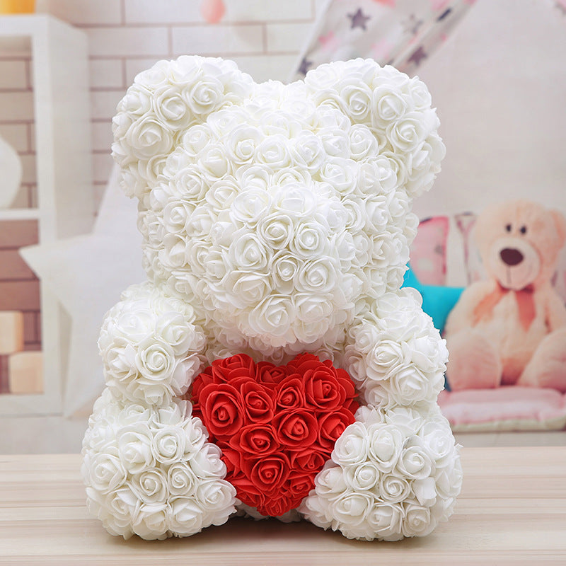(*Autumn Sale*) Luxury Rose Bear With Heart 40cm