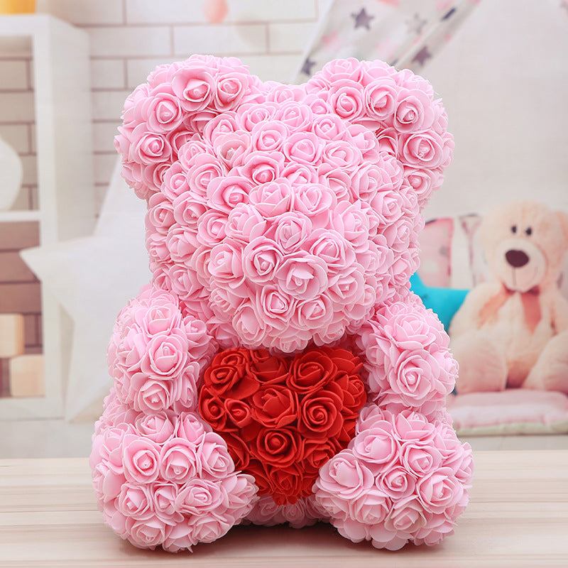 (*Autumn Sale*) Luxury Rose Bear With Heart 40cm